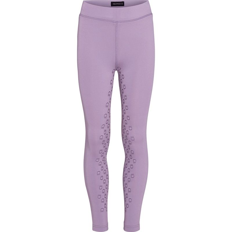 Tights med knapper i linning 92-140 Lilla