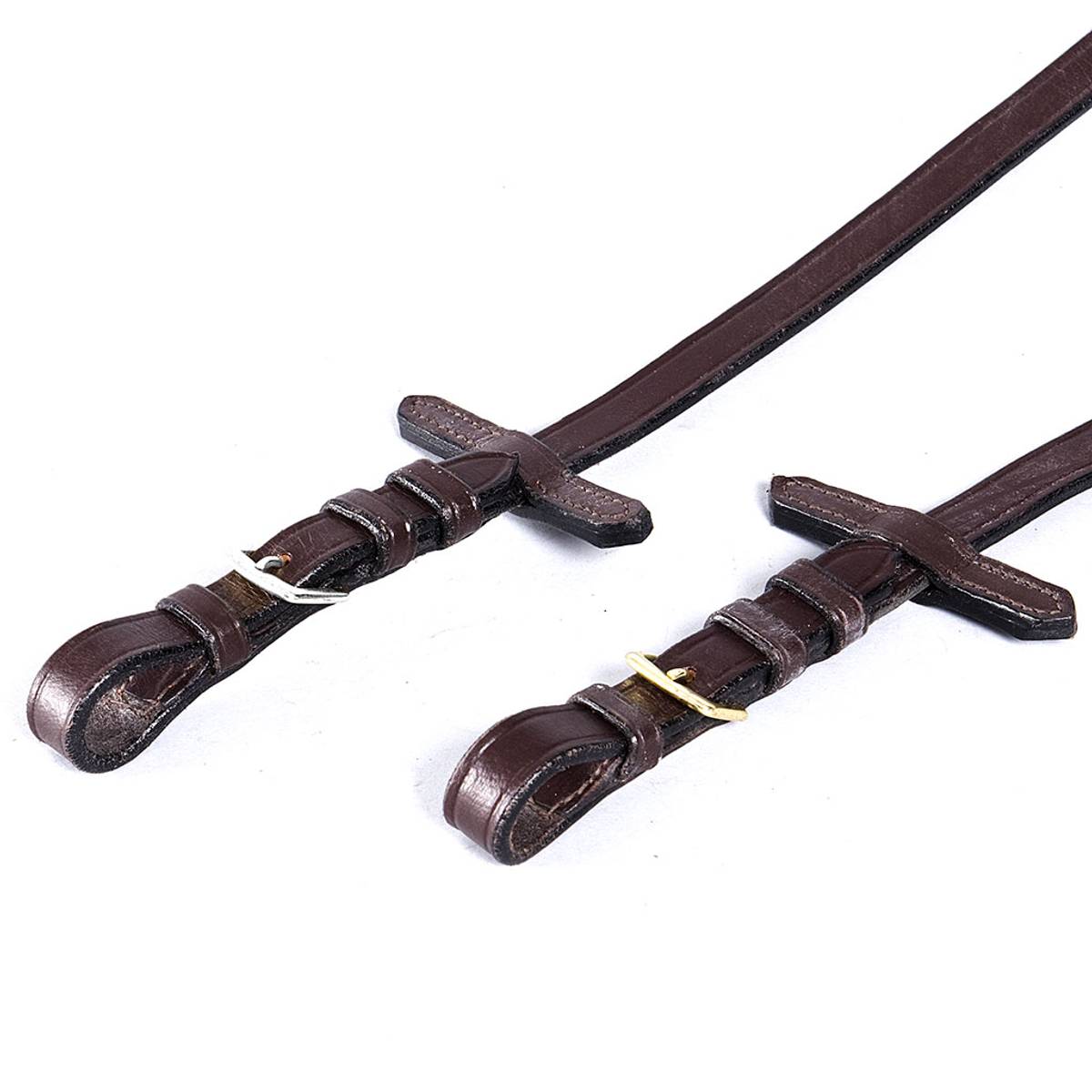 Glatte gummitøyler med nylonkjerne SVART