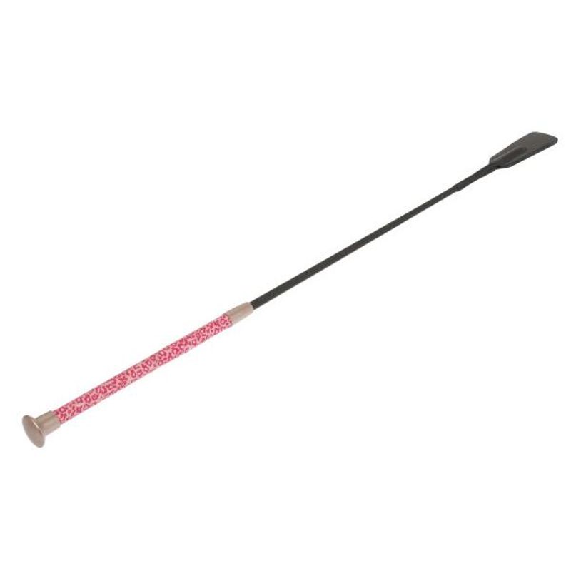 Sprangpisk Leopard Rosa 65cm